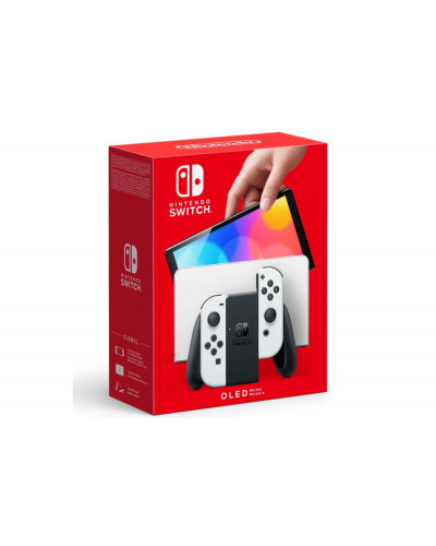 Приставка игровая Nintendo Switch OLED, белая