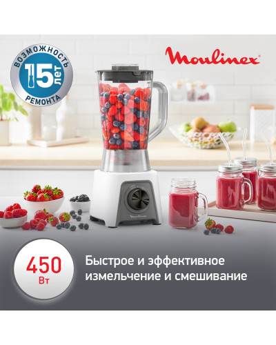 Блендер Moulinex Blendeo + LM2C0110 White